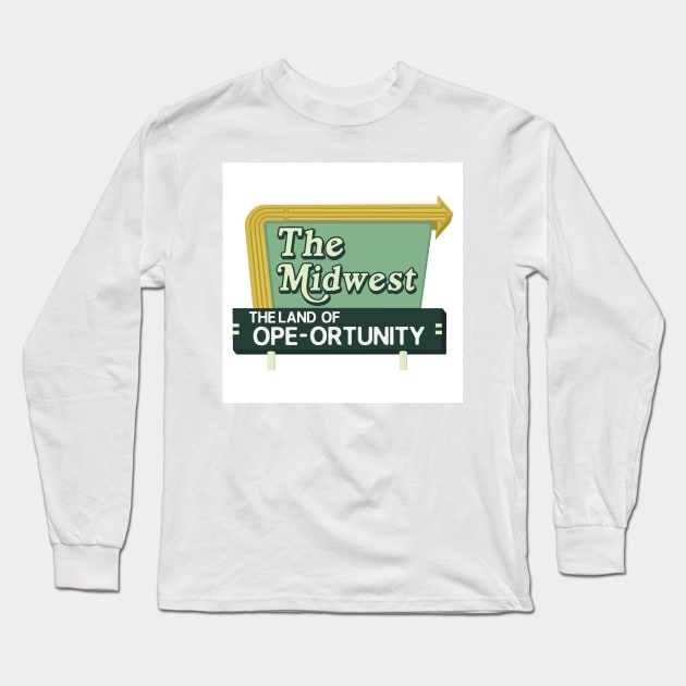 Midwest Ope Long Sleeve T-Shirt by fiberandgloss